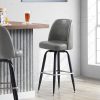 Promo ???? Lancaster Table & Seating Gray Barstool With 18" Wide Bucket Seat ⌛