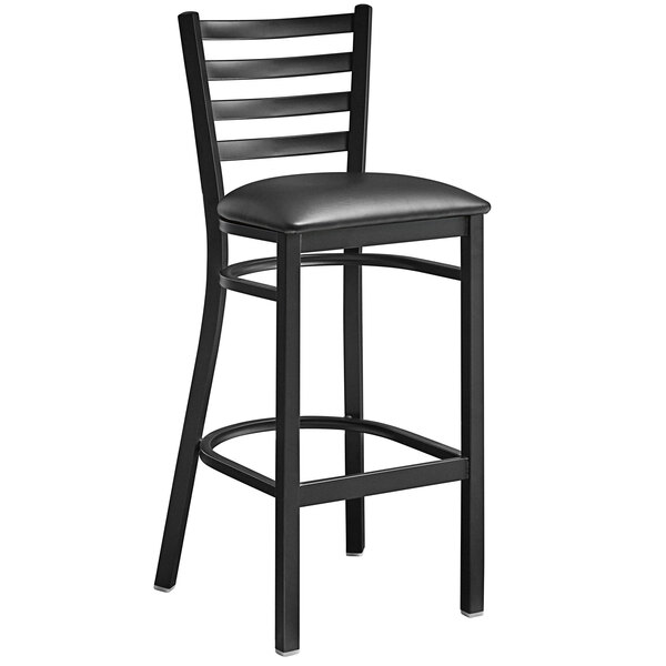 Lancaster Table & Seating Black Frame Ladder Back Bar Height Chair with Black Padded Seat Coupon ⌛ Lancaster Table & Seating Black Frame Ladder Back Bar Height Chair With Black Padded Seat ???? -Lancaster Shop unnamed file 32