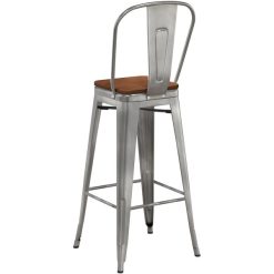 Brand new ✔️ LT&S Alloy Series Lancaster Table & Seating Alloy Series Clear ???? Coated Metal Indoor Industrial Cafe Bar Height Stool With Vertical Slat Back And Walnut Wood Seat ❤️ 8 Brand new ✔️ LT&S Alloy Series Lancaster Table & Seating Alloy Series Clear ???? Coated Metal Indoor Industrial Cafe Bar Height Stool With Vertical Slat Back And Walnut Wood Seat ❤️ -Lancaster Shop unnamed file 348