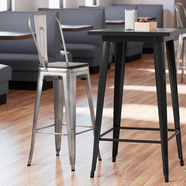 Lancaster Table & Seating Alloy Series Clear Coated Metal Indoor Industrial Cafe Bar Height Stool with Vertical Slat Back and Black Wood Seat Best reviews of ???? LT&S Alloy Series Lancaster Table & Seating Alloy Series Clear ???? Coated Metal Indoor Industrial Cafe Bar Height Stool With Vertical Slat Back And Black Wood Seat ⌛ -Lancaster Shop unnamed file 363