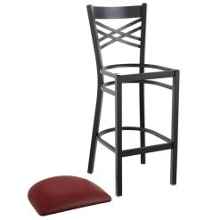 Best deal ???? Lancaster Table & Seating Cross Back Bar Height Black Chair With Burgundy Vinyl Seat ???? 5 Best deal ???? Lancaster Table & Seating Cross Back Bar Height Black Chair With Burgundy Vinyl Seat ???? -Lancaster Shop unnamed file 377
