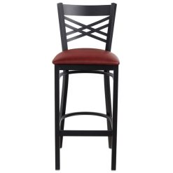 Best deal ???? Lancaster Table & Seating Cross Back Bar Height Black Chair With Burgundy Vinyl Seat ???? 6 Best deal ???? Lancaster Table & Seating Cross Back Bar Height Black Chair With Burgundy Vinyl Seat ???? -Lancaster Shop unnamed file 378