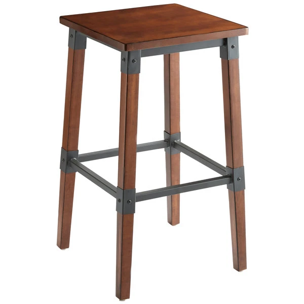 Best reviews of 👏 Lancaster Table & Seating Rustic Industrial Backless Bar Stool With Antique Walnut Finish 🔥 - Image 2