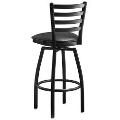 Cheapest ???? Lancaster Table & Seating Black Top Frame Ladder Back Swivel Bar Height Chair With Black Padded Seat ???? -Lancaster Shop unnamed file 43