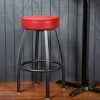 Coupon ???? Lancaster Table & Seating Black Backless Barstool With Red Swivel Upholstered Seat ⭐ -Lancaster Shop unnamed file 437