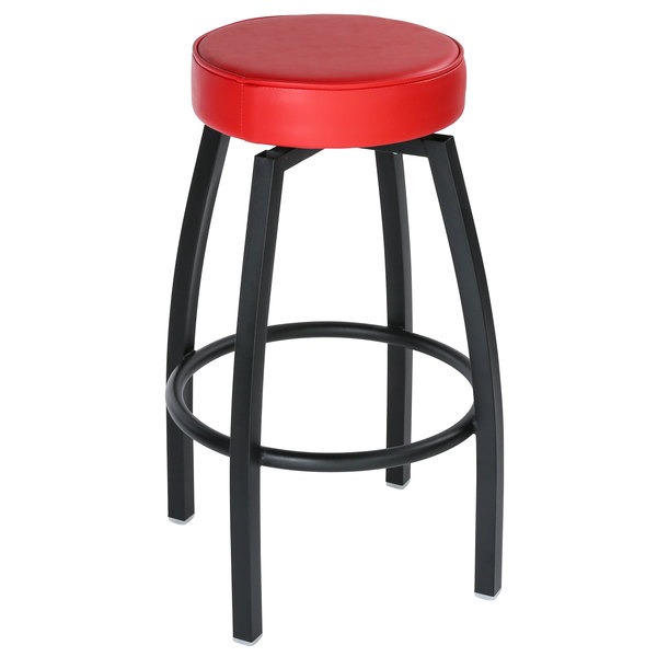 Lancaster Table & Seating Black Backless Barstool with Red Swivel Upholstered Seat Coupon ???? Lancaster Table & Seating Black Backless Barstool With Red Swivel Upholstered Seat ⭐ -Lancaster Shop unnamed file 438