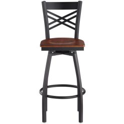 New ???? Lancaster Table & Seating Cross Back Bar Height Black Swivel Chair With Antique Walnut Seat ✔️ 5 New ???? Lancaster Table & Seating Cross Back Bar Height Black Swivel Chair With Antique Walnut Seat ✔️ -Lancaster Shop unnamed file 461
