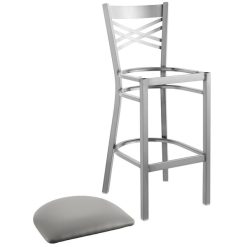 Promo ???? Lancaster Table & Seating Clear ???? Coat Cross Back Bar Height Chair With Light Gray Padded Seat ???? 5 Promo ???? Lancaster Table & Seating Clear ???? Coat Cross Back Bar Height Chair With Light Gray Padded Seat ???? -Lancaster Shop unnamed file 470