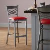 Cheap ???? Lancaster Table & Seating Clear ???? Coat Steel Cross Back Bar Height Chair With 2 1/2" Red Vinyl Seat ???? -Lancaster Shop unnamed file 475
