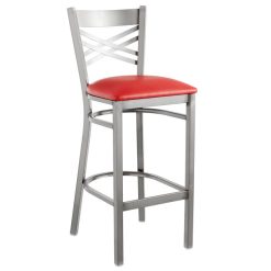 Cheap ???? Lancaster Table & Seating Clear ???? Coat Steel Cross Back Bar Height Chair With 2 1/2" Red Vinyl Seat ???? 3 Cheap ???? Lancaster Table & Seating Clear ???? Coat Steel Cross Back Bar Height Chair With 2 1/2" Red Vinyl Seat ???? -Lancaster Shop unnamed file 476