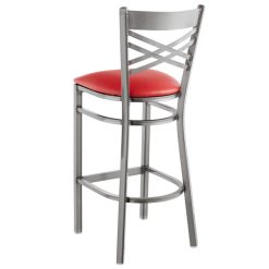 Cheap ???? Lancaster Table & Seating Clear ???? Coat Steel Cross Back Bar Height Chair With 2 1/2" Red Vinyl Seat ???? 4 Cheap ???? Lancaster Table & Seating Clear ???? Coat Steel Cross Back Bar Height Chair With 2 1/2" Red Vinyl Seat ???? -Lancaster Shop unnamed file 477