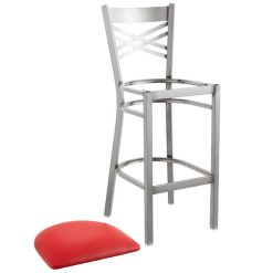 Cheap ???? Lancaster Table & Seating Clear ???? Coat Steel Cross Back Bar Height Chair With 2 1/2" Red Vinyl Seat ???? 5 Cheap ???? Lancaster Table & Seating Clear ???? Coat Steel Cross Back Bar Height Chair With 2 1/2" Red Vinyl Seat ???? -Lancaster Shop unnamed file 478