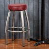 Budget ???? Lancaster Table & Seating Clear ???? Coat Backless Barstool With Crimson Swivel Upholstered Seat ???? -Lancaster Shop unnamed file 532