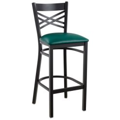 Hot Sale ???? Lancaster Table & Seating Cross Back Bar Height Black Chair With Green Vinyl Seat ❤️ 3 Hot Sale ???? Lancaster Table & Seating Cross Back Bar Height Black Chair With Green Vinyl Seat ❤️ -Lancaster Shop unnamed file 685