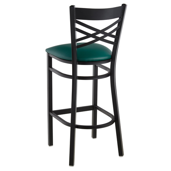 Lancaster Table & Seating Cross Back Bar Height Black Chair with Green Vinyl Seat Hot Sale ???? Lancaster Table & Seating Cross Back Bar Height Black Chair With Green Vinyl Seat ❤️ -Lancaster Shop unnamed file 686