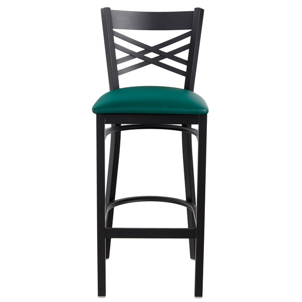 Lancaster Table & Seating Cross Back Bar Height Black Chair with Green Vinyl Seat Hot Sale ???? Lancaster Table & Seating Cross Back Bar Height Black Chair With Green Vinyl Seat ❤️ -Lancaster Shop unnamed file 688
