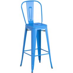 Brand new ???? LT&S Alloy Series Lancaster Table & Seating Alloy Series Blue Metal Indoor Industrial Cafe Bar Height Stool With Vertical Slat Back And Natural Wood Seat ???? -Lancaster Shop unnamed file 721