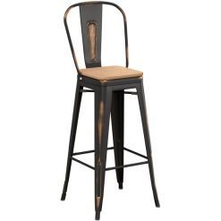 Outlet ???? LT&S Alloy Series Lancaster Table & Seating Alloy Series Distressed Copper Metal Indoor Industrial Cafe Bar Height Stool With Vertical Slat Back And Natural Wood Seat ???? -Lancaster Shop unnamed file 739