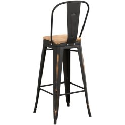 Outlet ???? LT&S Alloy Series Lancaster Table & Seating Alloy Series Distressed Copper Metal Indoor Industrial Cafe Bar Height Stool With Vertical Slat Back And Natural Wood Seat ???? -Lancaster Shop unnamed file 740