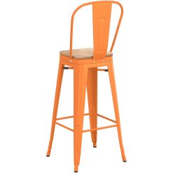 Coupon ???? LT&S Alloy Series Lancaster Table & Seating Alloy Series Orange Metal Indoor Industrial Cafe Bar Height Stool With Vertical Slat Back And Natural Wood Seat ???? -Lancaster Shop unnamed file 771