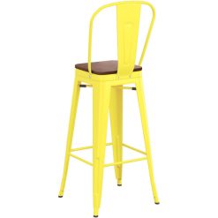 Coupon ✨ LT&S Alloy Series Lancaster Table & Seating Alloy Series Yellow Metal Indoor Industrial Cafe Bar Height Stool With Vertical Slat Back And Walnut Wood Seat ⭐ -Lancaster Shop unnamed file 831