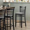 New ???? Lancaster Table & Seating Black Finish Wooden Ladder Back Bar Height Chair With Light Gray Padded Seat ???? 1 New ???? Lancaster Table & Seating Black Finish Wooden Ladder Back Bar Height Chair With Light Gray Padded Seat ???? -Lancaster Shop unnamed file 842
