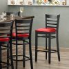 Budget ✨ Lancaster Table & Seating Black Ladder Back Bar Height Chair With Red Padded Seat ???? 2 Budget ✨ Lancaster Table & Seating Black Ladder Back Bar Height Chair With Red Padded Seat ???? -Lancaster Shop unnamed file 874