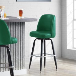 Cheapest ✨ Lancaster Table & Seating Green Barstool With 18" Wide Bucket Seat ????