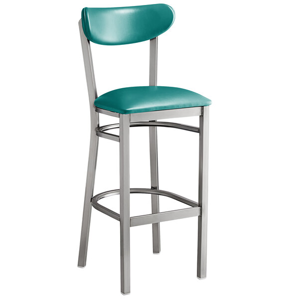 Lancaster Table & Seating Boomerang Bar Height Clear Coat Chair with Green Vinyl Seat and Back Cheapest ???? LT&S Boomerang Series Lancaster Table & Seating Boomerang Bar Height Clear ???? Coat Chair With Green Vinyl Seat And Back ❤️ -Lancaster Shop unnamed file 925