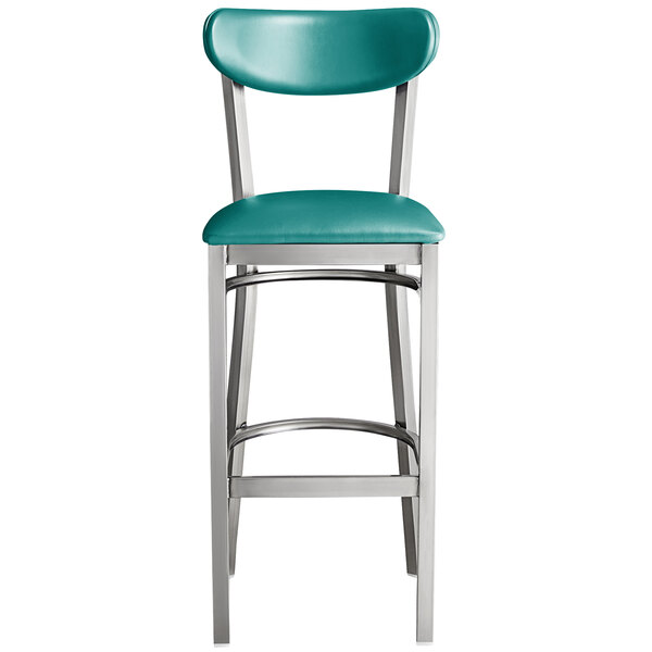 Lancaster Table & Seating Boomerang Bar Height Clear Coat Chair with Green Vinyl Seat and Back Cheapest ???? LT&S Boomerang Series Lancaster Table & Seating Boomerang Bar Height Clear ???? Coat Chair With Green Vinyl Seat And Back ❤️ -Lancaster Shop unnamed file 927