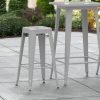 Hot Sale ???? LT&S Alloy Series Lancaster Table & Seating Alloy Series Silver Stackable Metal Indoor / Outdoor Industrial Barstool With Drain Hole Seat ???? -Lancaster Shop unnamed file 93