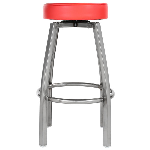 Lancaster Table & Seating Clear Coat Backless Barstool with Red Swivel Upholstered Seat Best Pirce ???? Lancaster Table & Seating Clear ???? Coat Backless Barstool With Red Swivel Upholstered Seat ???? -Lancaster Shop unnamed file 950